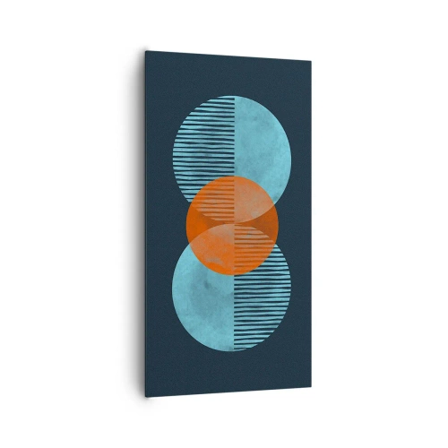 Impression sur toile - Image sur toile - Composition symétrique - 65x120 cm