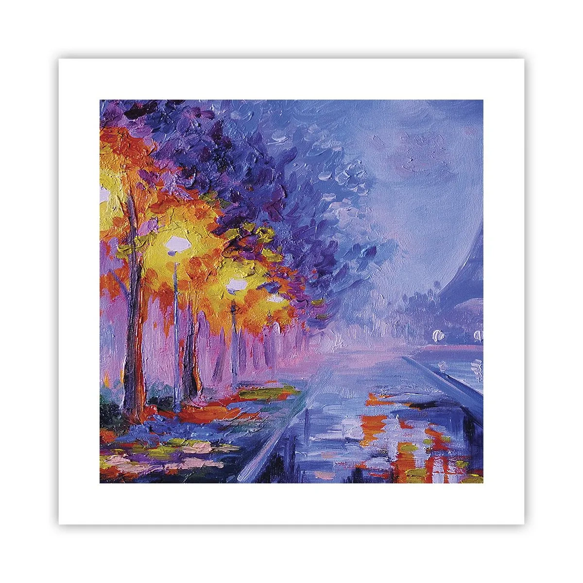 Affiche - Poster - Une ballade idéale - 40x40 cm