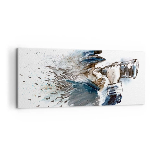 Impression sur toile - Image sur toile - Dix sur l'échelle de Beaufort ! - 100x40 cm