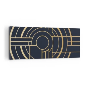 Impression sur toile - Image sur toile - Rotation des éléments - 100x40 cm