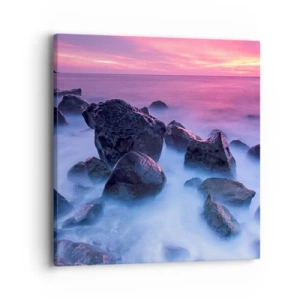 Impression sur toile - Image sur toile - Naissance dans la lumière et le brouillard - 40x40 cm