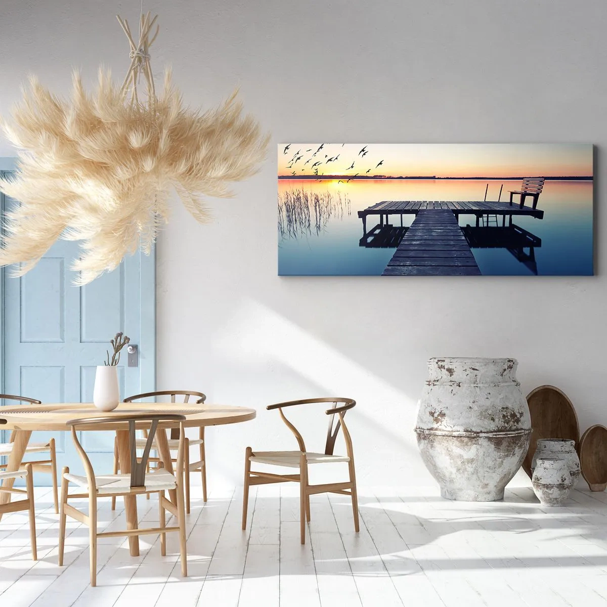 Impression sur toile - Image sur toile - C'était une bonne journée - 90x30 cm