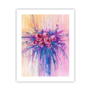 Affiche - Poster - Fontaine aux roses - 40x50 cm