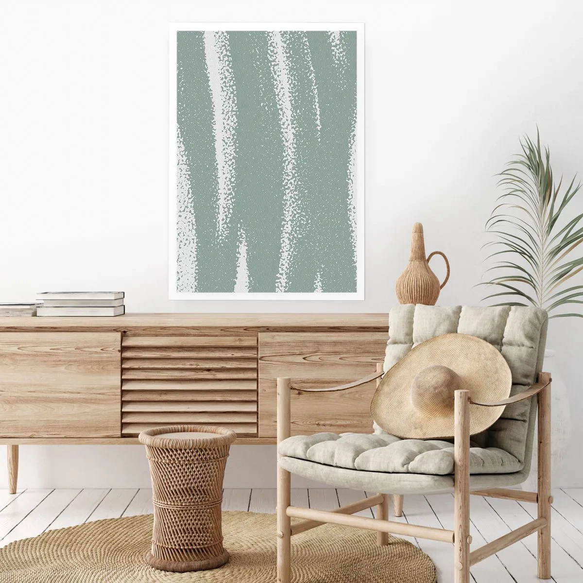 Affiche - Poster - Abstraction dans un climat hivernal - 40x50 cm