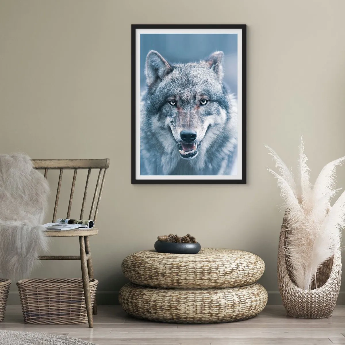 Affiche dans un cadre noir - Poster - Relèverez-vous le défi ? - 61x91 cm