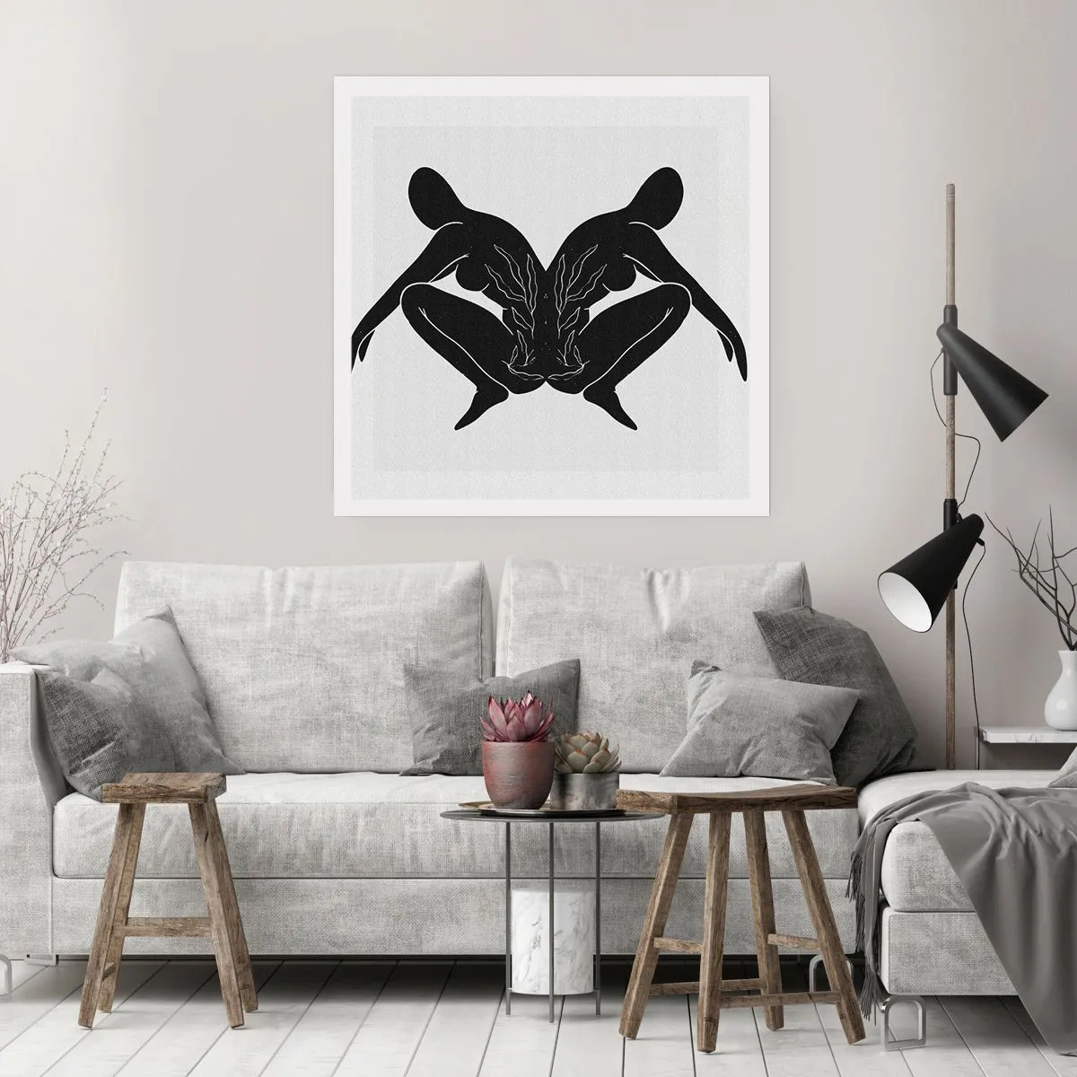 Affiche - Poster - Une âme commune - 50x50 cm