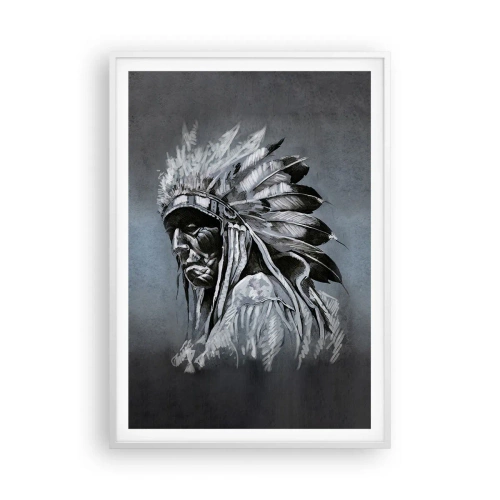 Affiche dans un cadre blanc - Poster - Retour aux sources - 70x100 cm