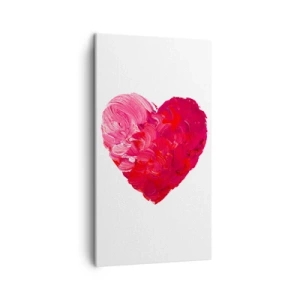 Impression sur toile - Image sur toile - All you need is love - 45x80 cm