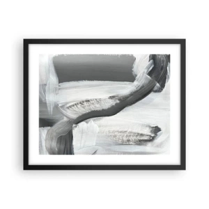 Affiche dans un cadre noir - Poster - Un geste décisif - 50x40 cm