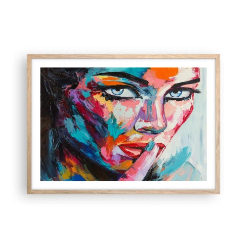 Affiche dans un chêne clair - Poster - Notre premier secret - 70x50 cm