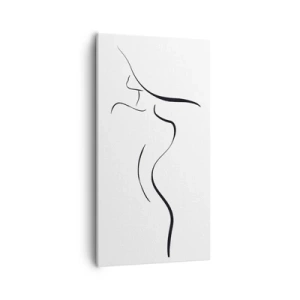 Impression sur toile - Image sur toile - Insaisissable comme une vague - 55x100 cm