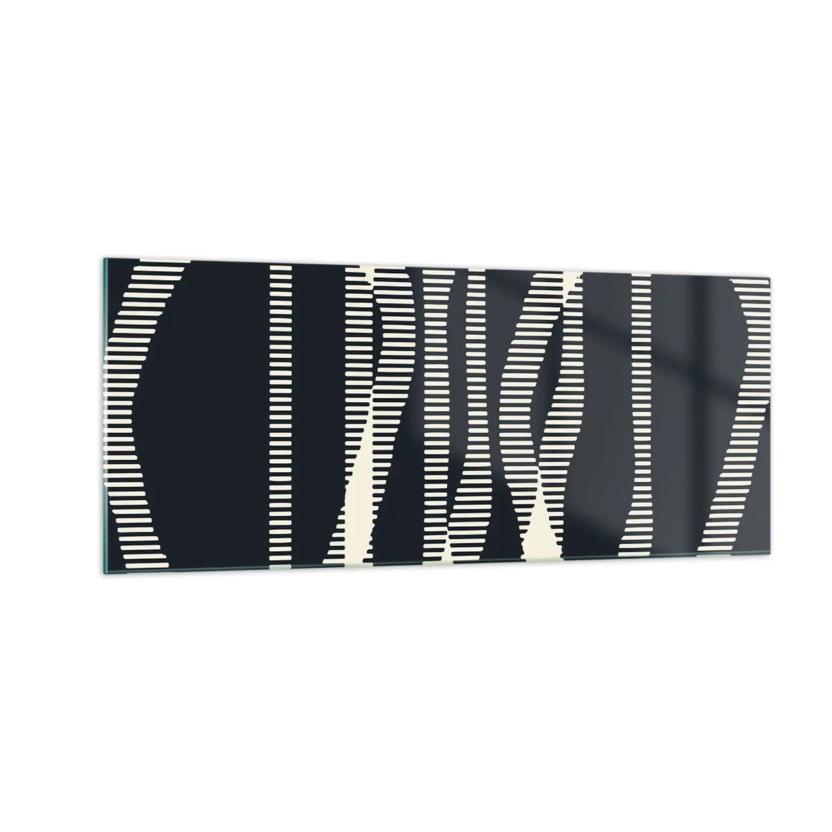 Impression sur verre - Image sur verre - Une tentative de briser l'obscurité - 100x40 cm