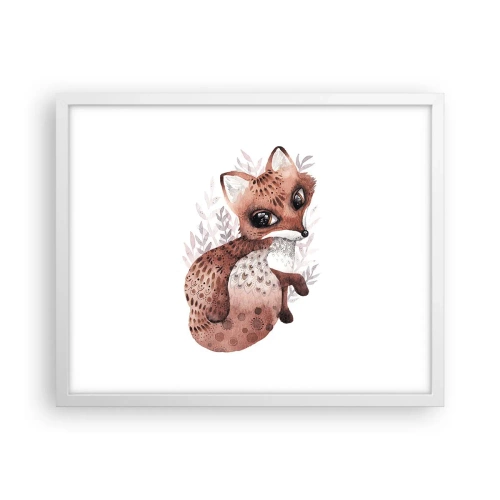 Affiche dans un cadre blanc - Poster - Seulement à aimer - 50x40 cm