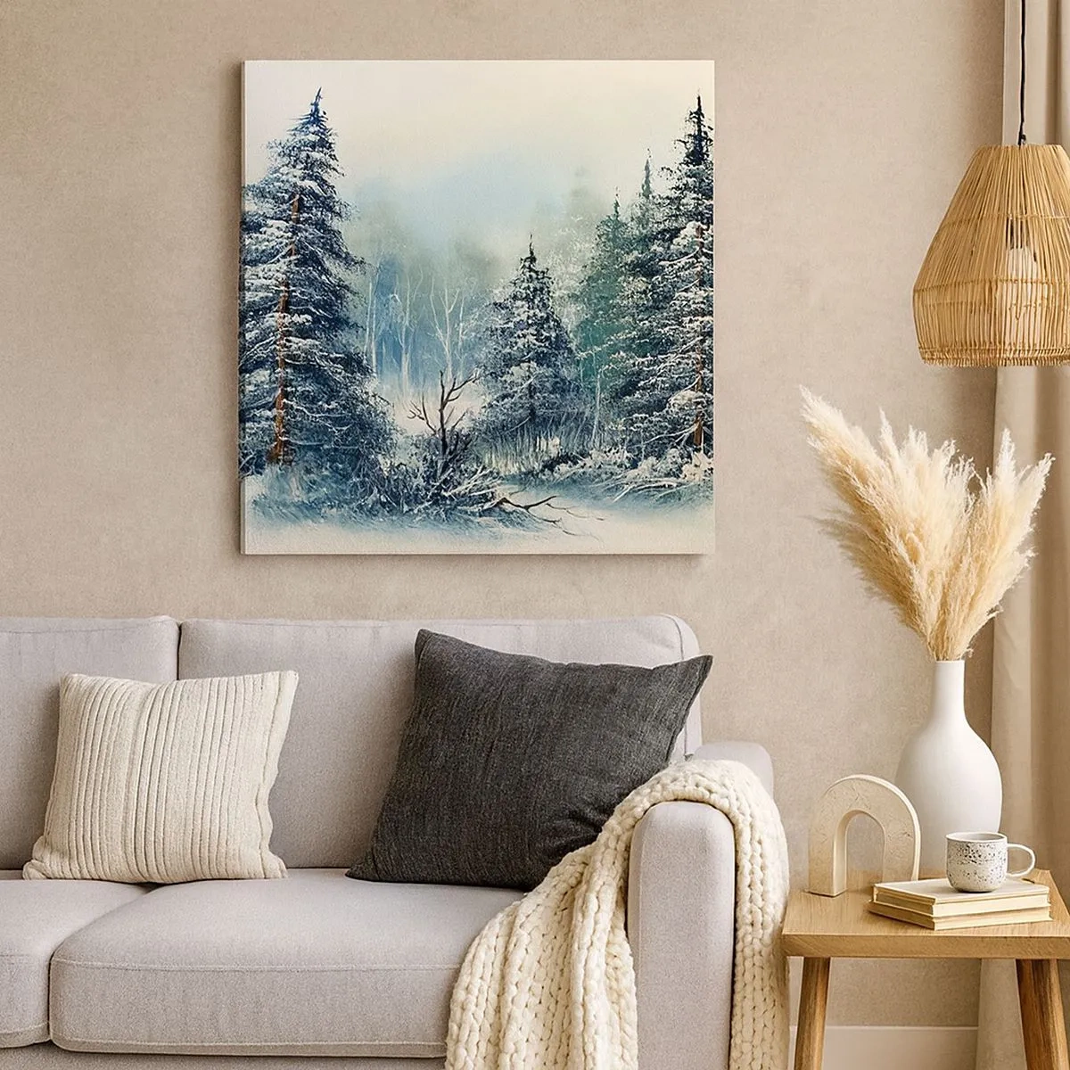 Impression sur toile - Image sur toile - Prêt pour les fêtes - 30x30 cm