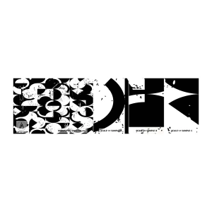 Échantillon De Papier Peint Standard Eco - Le blanc est blanc et le noir est noir - Abstraction, Morceau, Graphique - 100x30 cm