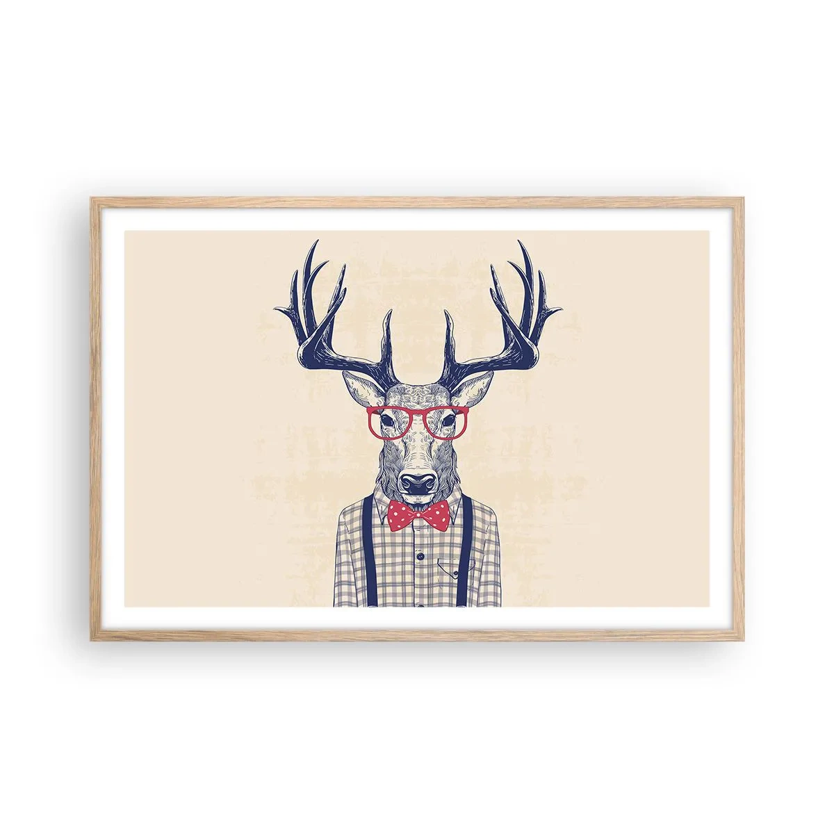 Affiche dans un chêne clair - Poster - Une extravagance amusante - 91x61 cm