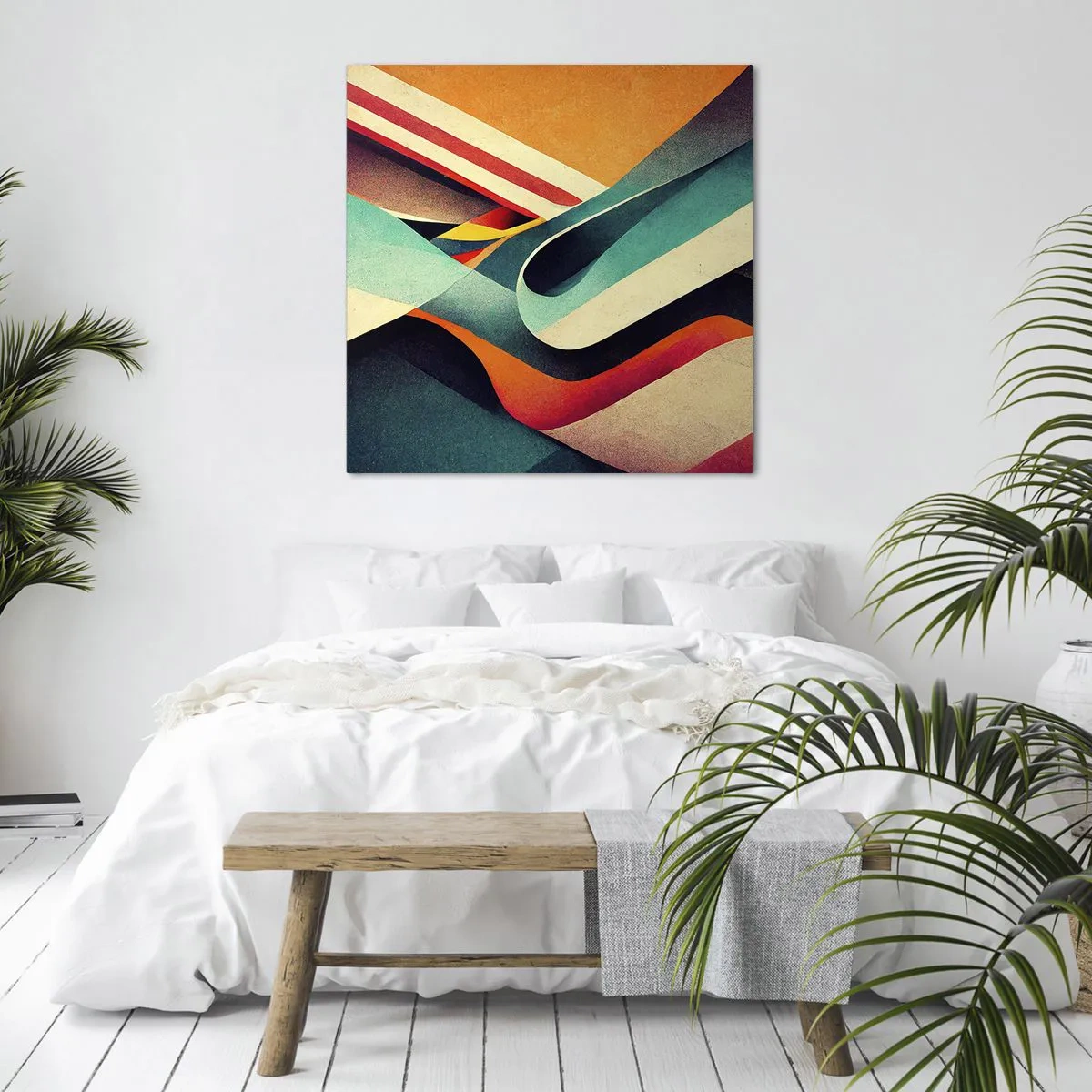 Impression sur toile - Image sur toile - Composition intense - 30x30 cm