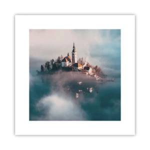 Affiche - Poster - Île de rêve - 30x30 cm