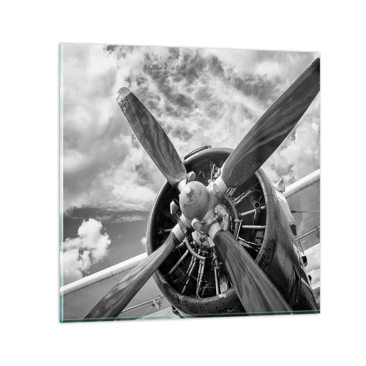 Impression sur verre - Image sur verre - Dompteur de ciel - 50x50 cm