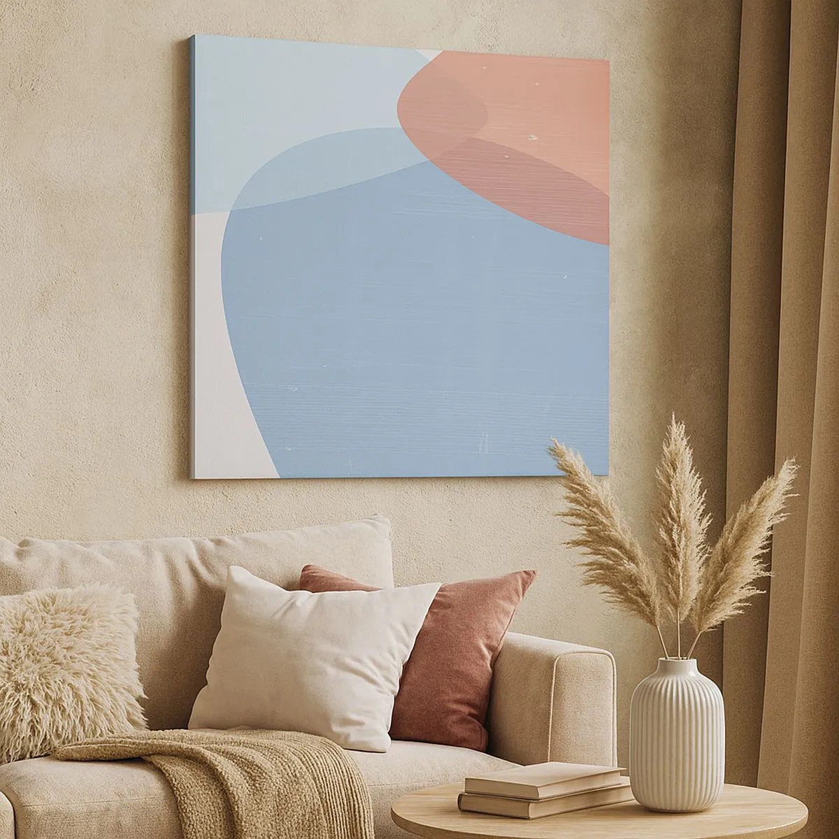 Impression sur toile - Image sur toile - Relations pastel - 30x30 cm