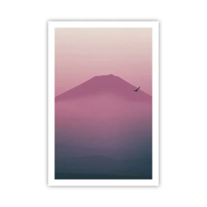 Affiche - Poster - Des pèlerins au dessus des nuages - 61x91 cm