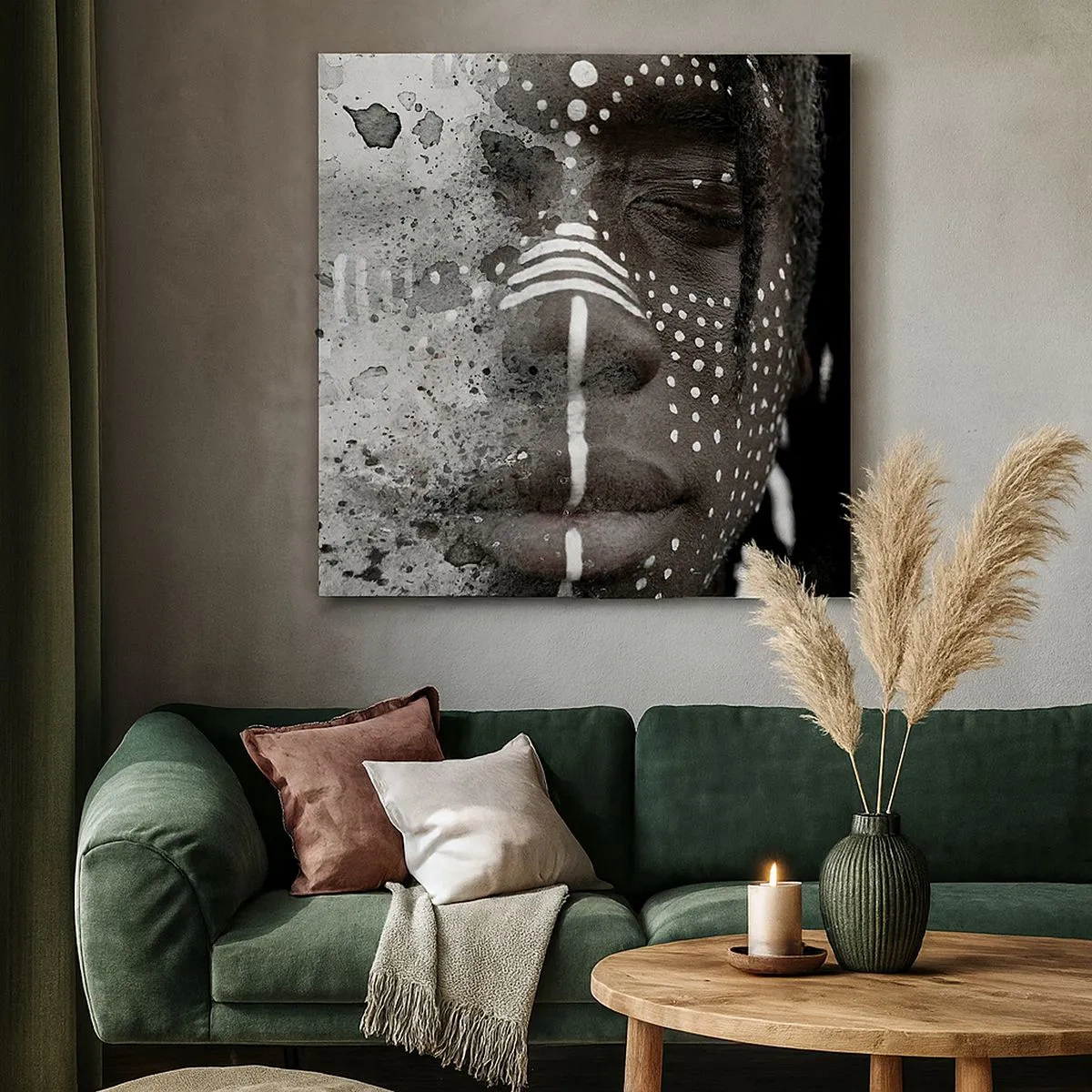 Impression sur toile - Image sur toile - Découvrez l'esprit primal - 30x30 cm