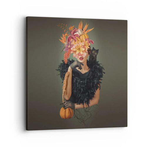 Impression sur toile - Image sur toile - Sort de sorcière - 30x30 cm