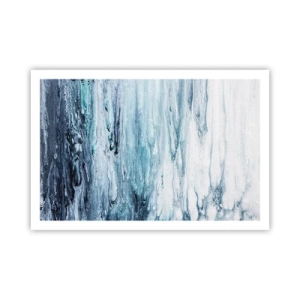 Affiche - Poster - Une glace bleue - 91x61 cm