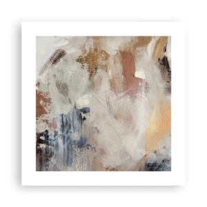 Affiche - Poster - Abstraction brumeuse - 40x40 cm