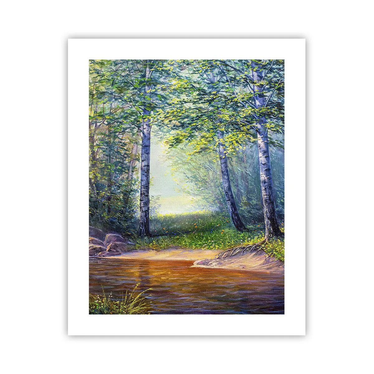 Affiche - Poster - Paysage idyllique - 40x50 cm
