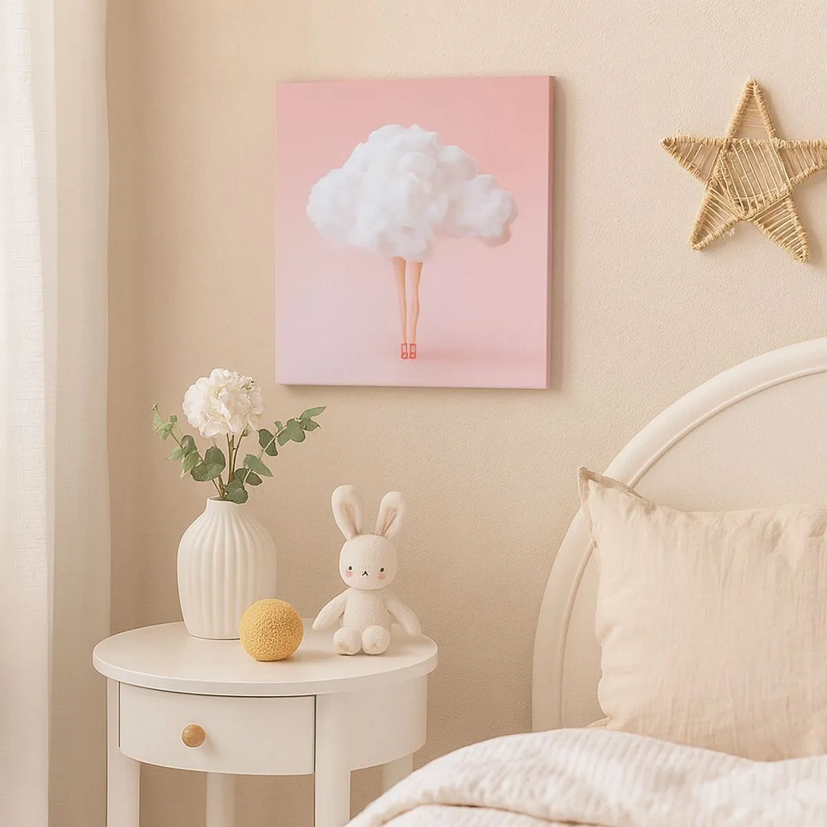 Impression sur toile - Image sur toile - Douce promesse - 30x30 cm