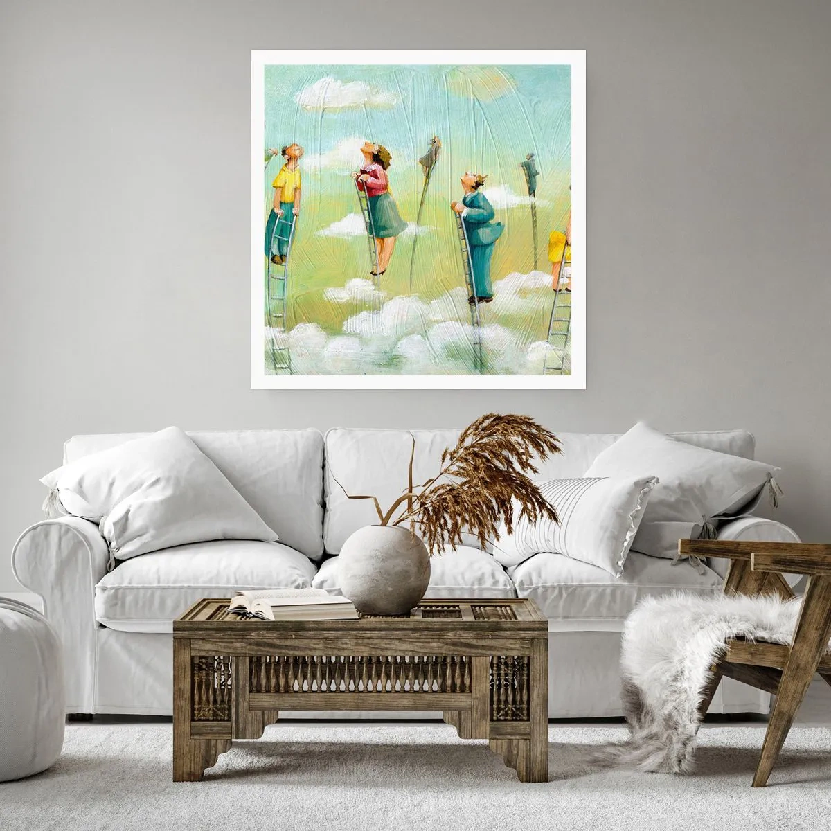 Affiche - Poster - Derrière ton rêve - 60x60 cm
