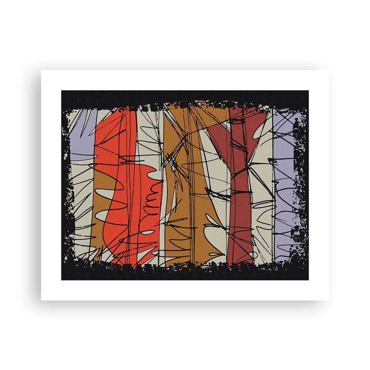 Affiche - Poster - Composition spontanée - 50x40 cm