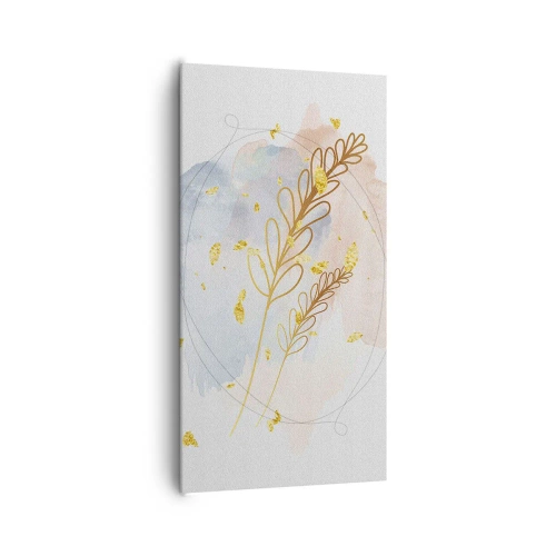 Impression sur toile - Image sur toile - Explosion d'or - 65x120 cm