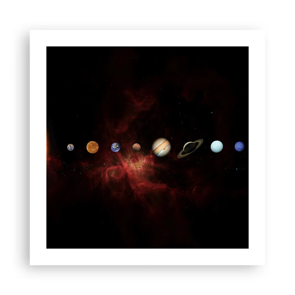 Affiche - Poster - Notre quartier - 50x50 cm