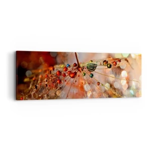 Impression sur toile - Image sur toile - Enfilé sur un fil d'araignée - 90x30 cm