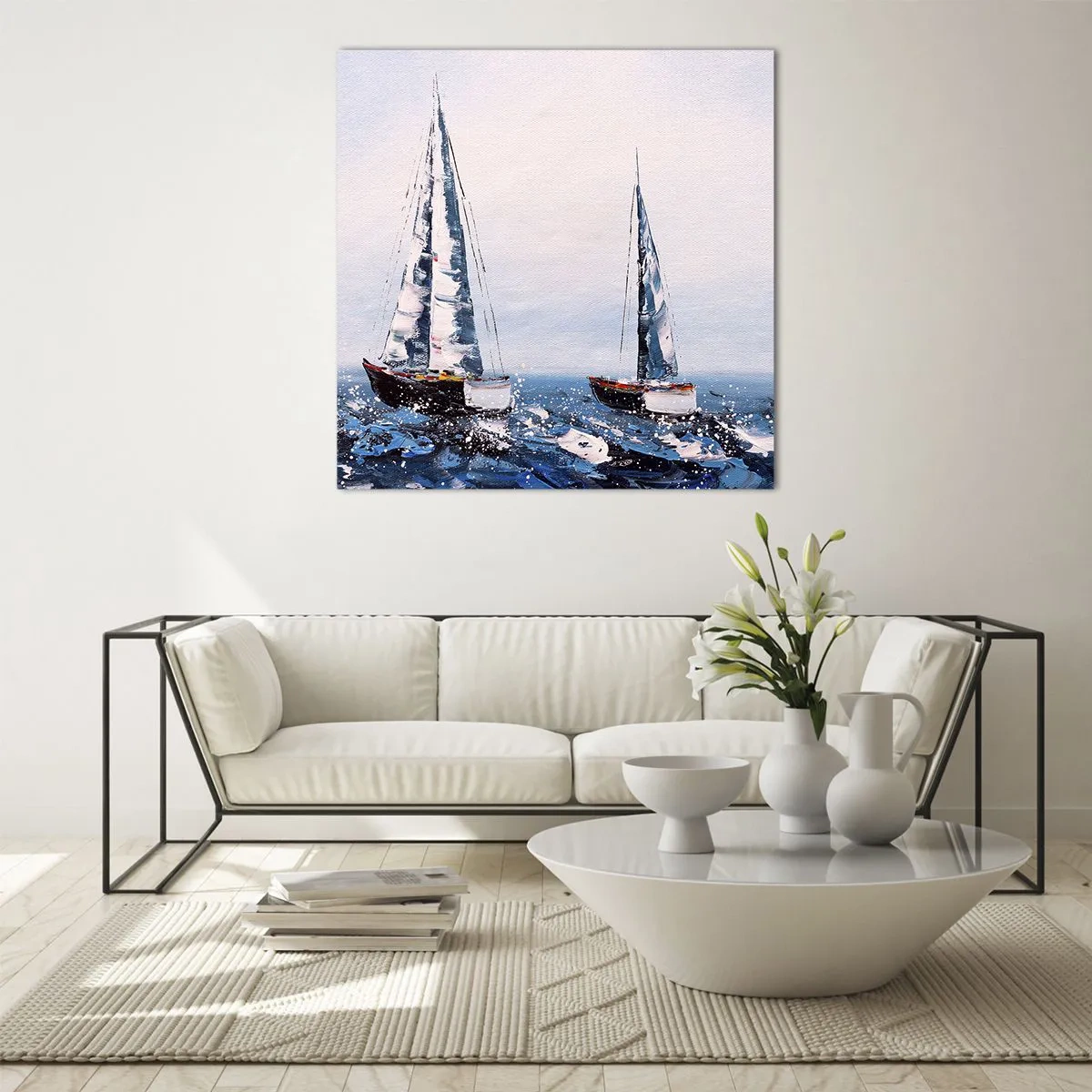 Impression sur verre - Image sur verre - Confrérie du vent - 70x70 cm