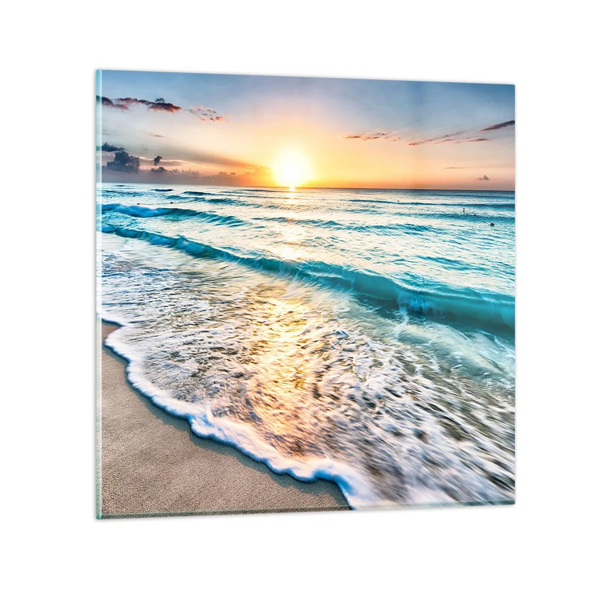 Impression sur verre - Image sur verre - Une vue qui en vaut la peine - 60x60 cm