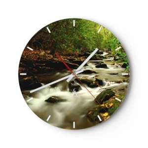 Horloge murale - Pendule murale - Comme de l'argent liquide - 40x40 cm