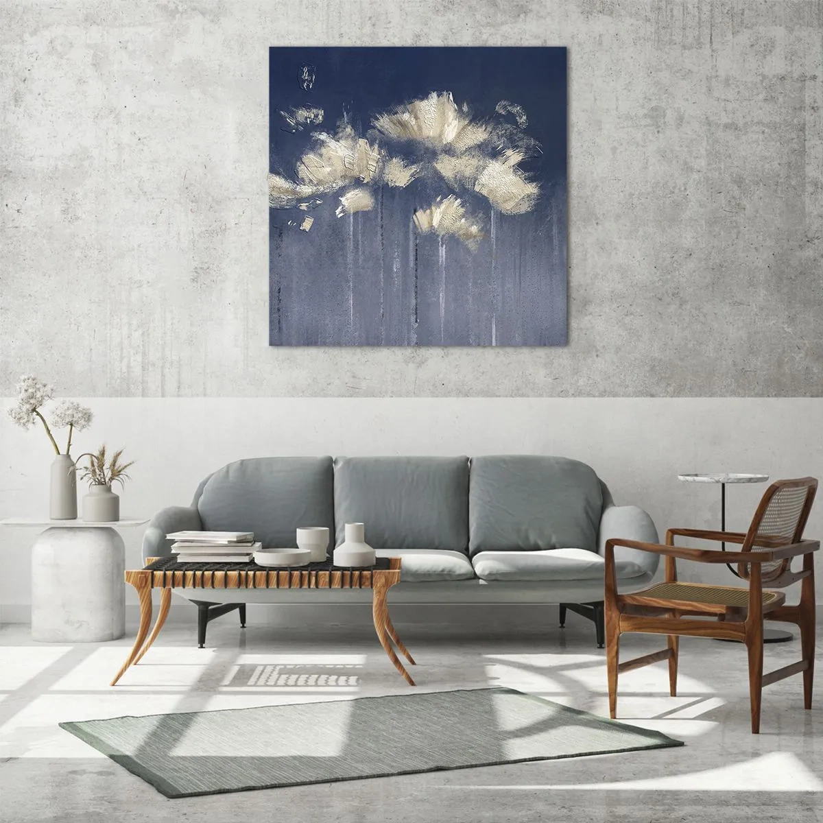 Impression sur verre - Image sur verre - Comme des pétales au vent - 50x50 cm