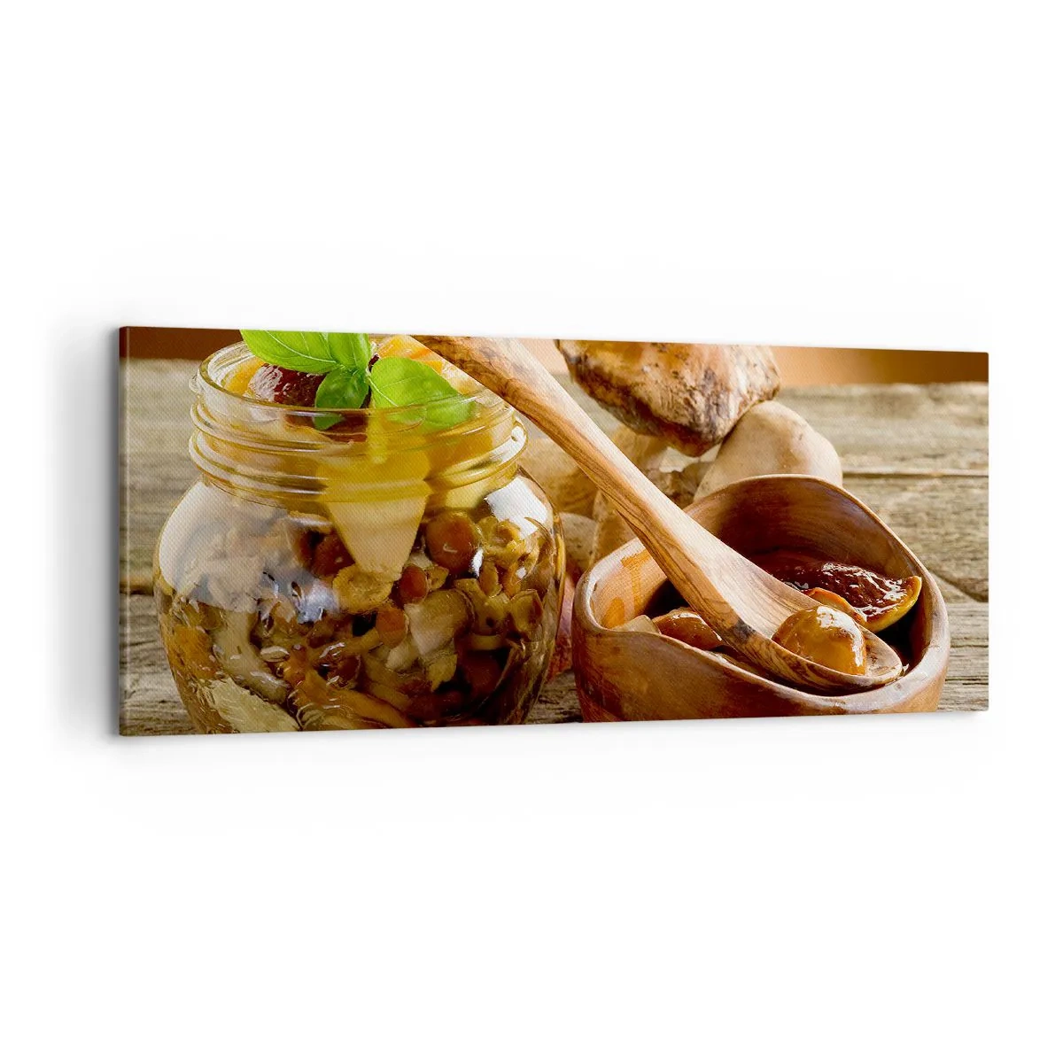 Impression sur toile - Image sur toile - Que ce soit frais ou salé, ou en automne... - 100x40 cm