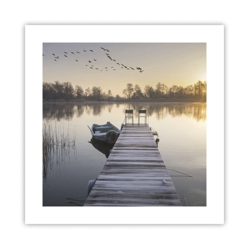 Affiche - Poster - Je reviendrai - 40x40 cm