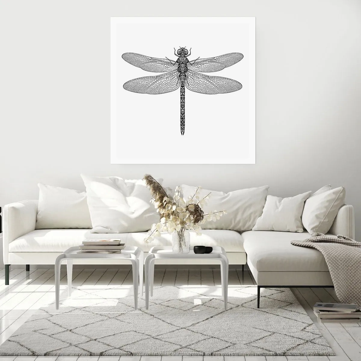 Affiche - Poster - Précision de la nature - 60x60 cm