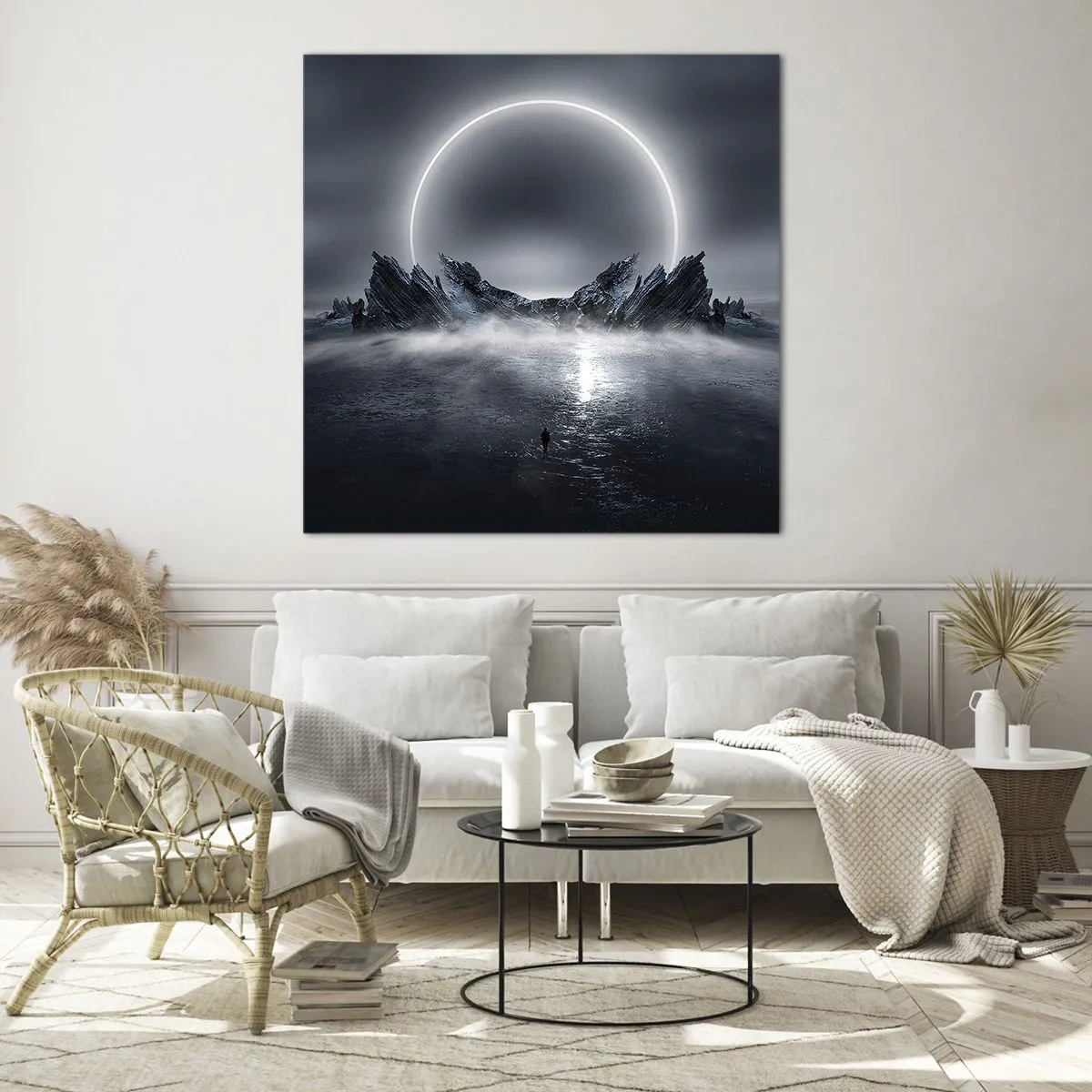 Impression sur verre - Image sur verre - La fin de l'histoire - 30x30 cm