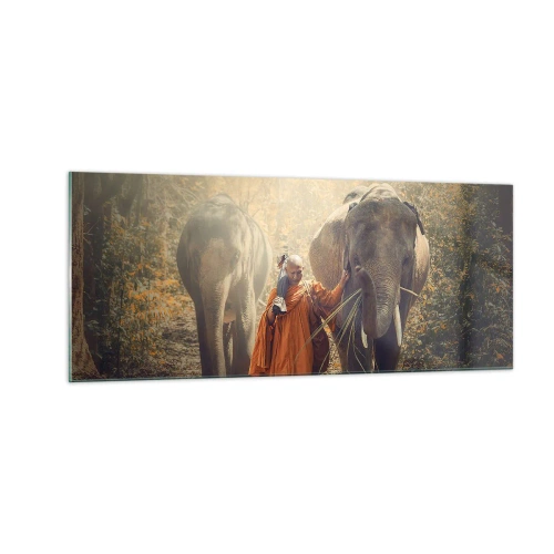 Impression sur verre - Image sur verre - Compréhension totale - 100x40 cm