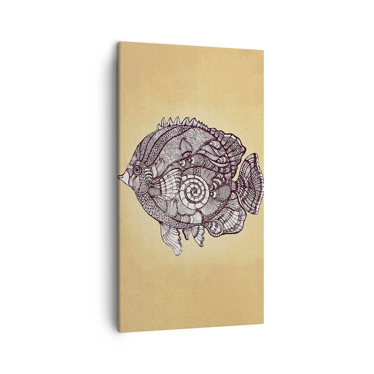 Impression sur toile - Image sur toile - D'un océan d'ornements - 45x80 cm