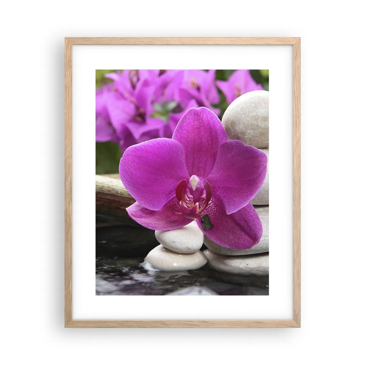 Affiche dans un chêne clair - Poster - Tu te reposes déjà - 40x50 cm