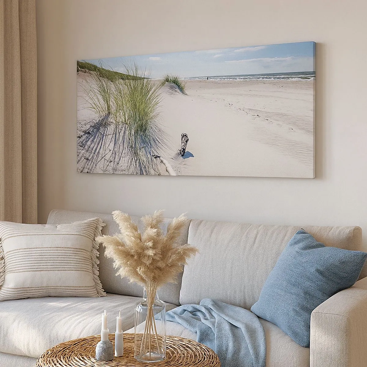Impression sur toile - Image sur toile - La plus belle? La Baltique - 100x40 cm