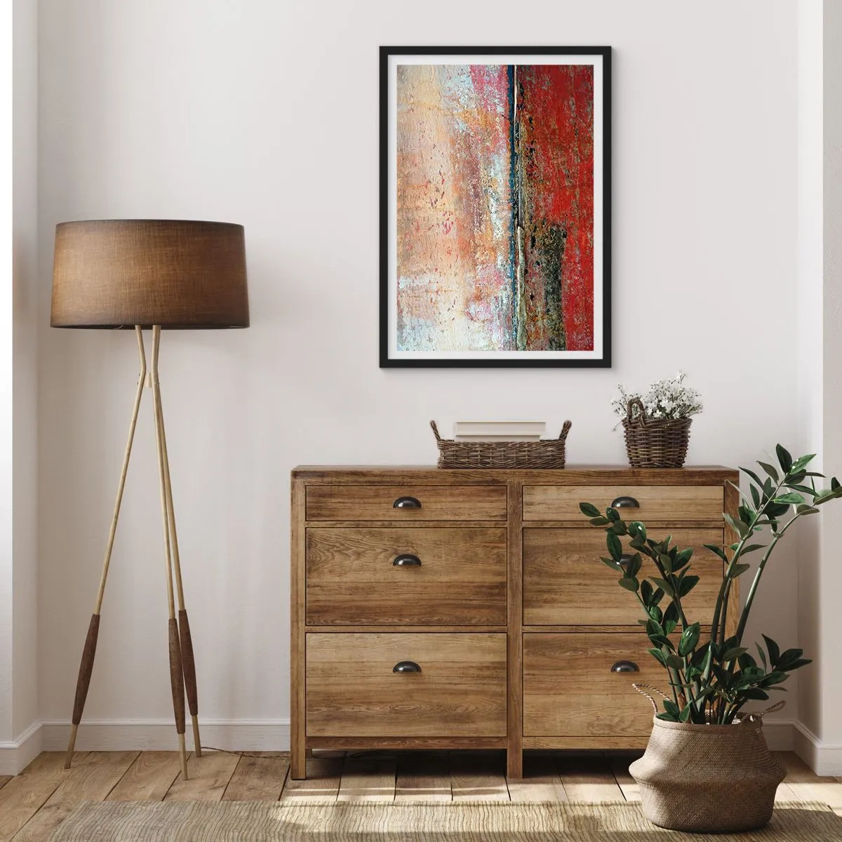 Affiche dans un cadre noir - Poster - C'est peut-être la mer - 70x100 cm