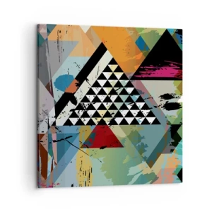 Impression sur toile - Image sur toile - Comme c'est facile - 50x50 cm